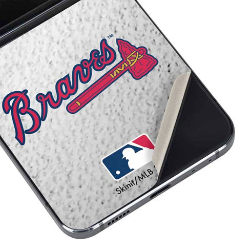 MLB Atlanta Braves Game Ball Galaxy Z Flip5 5G Skin